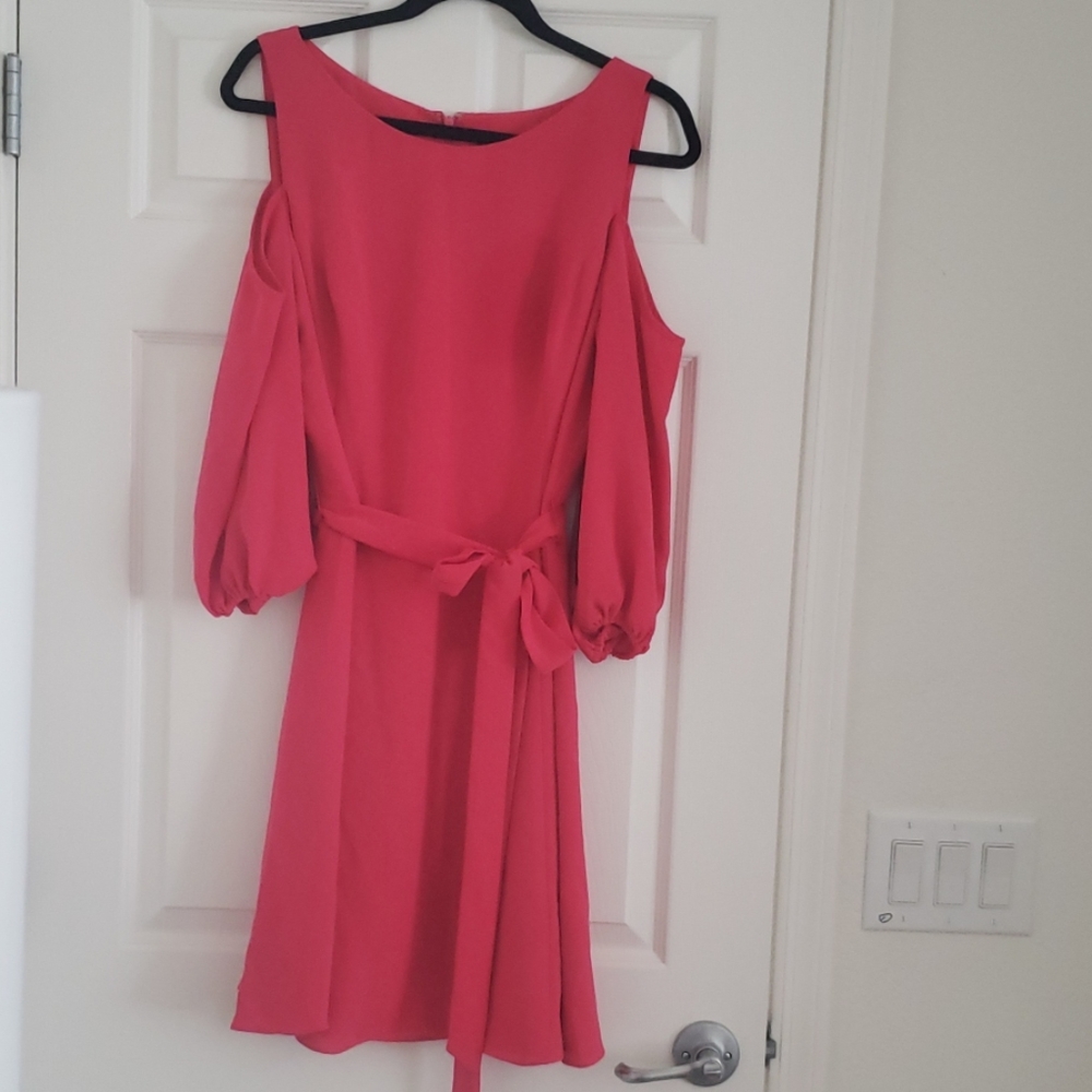 Adrianna Papell Cold Shoulder Dress